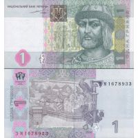 Украина 1 гривна 2004-05г. №116 (2004г.-0,8у.е., 2005г.-1у.е.) в наличии 2005г.