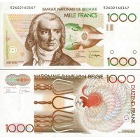 Бельгия 1000 франков 1980-96г. №144
