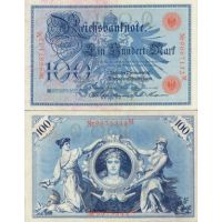 Германия 100 марок 1908г. №33