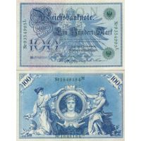 Германия 100 марок 1908г. №34