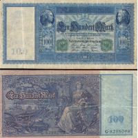Германия 100 марок 1910г. №42