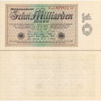 Германия 10.000.000.000 марок 1923г. №116