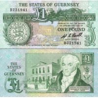 Гернси 1 фунт 1980-89г. №48