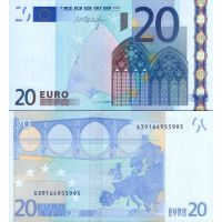 Евросоюз 20 евро 2002г. (2011г.) №16x