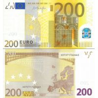 Евросоюз 200 евро 2002г. (2011г.) №19x