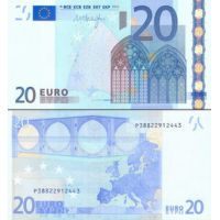Евросоюз 20 евро 2002г. (2011г.) №16p