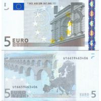 Евросоюз 5 евро 2002г. (2009г.) №8u