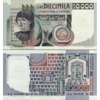 Италия 10.000 лир 1976-84г. №106