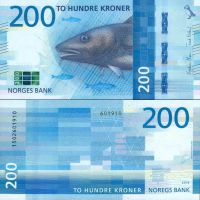 Норвегия 200 крон 2016г. (2017г.) №55
