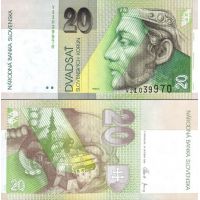 Словакия 20 крон 1993-2006г. №20