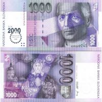 Словакия 1000 крон 1993г. (2000г.) /Тысячелетие/ №39