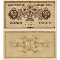 Финляндия 25 пенни 1918г. №33