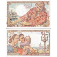 Франция 20 франков 1942-50г. №100