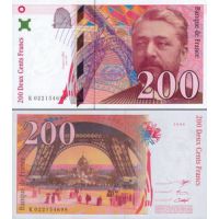 Франция 200 франков 1995-99г. №159