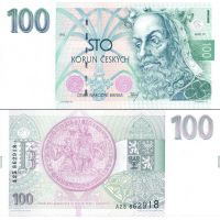 Чехия 100 крон 1993г. №5