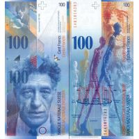 Швейцария 100 франков 1996-2014г. №72