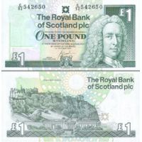 Шотландия 1 фунт 1988-2001г. №351