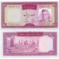 Иран 100 риалов 1969-71г. №86