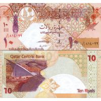 Катар 10 риалов 2008-17г. №30