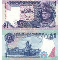 Малайзия 1 ринггит 1986-89г. №27