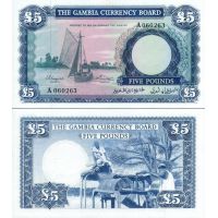 Гамбия 5 фунтов 1965-70г. №3