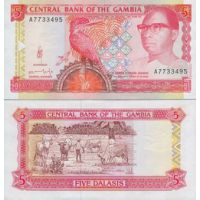 Гамбия 5 даласи 1991-95г. №12