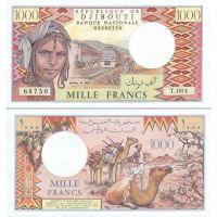 Джибути 1000 франков 1979-2005г. №37