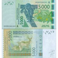 Западная Африка 5000 франков 2003г. (2003-19г.) №117A