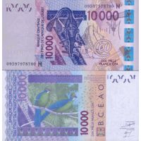 Западная Африка 10.000 франков 2003г. (2003-17г.) №618H