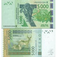 Западная Африка 5000 франков 2003г. (2003-16г.) №717K