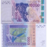 Западная Африка 10.000 франков 2003г. (2003-14г.) №818T