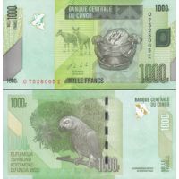 Конго 1000 франков 2005-22г. №101