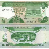 Маврикий 10 рупий 1985г. №35
