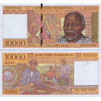 Мадагаскар 10.000 франков (2000 ариари) 1995г. №79