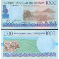Руанда 1000 франков 1998г. №27