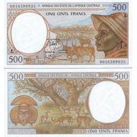 Центральная Африка 500 франков 1993-2000г. №401L