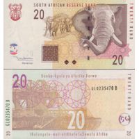 Южная Африка 20 рандов 2005-09г. №129