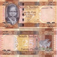 Южный Судан 25 фунтов 2011г. №8