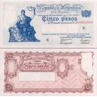 Аргентина 5 песо 1935г. №252