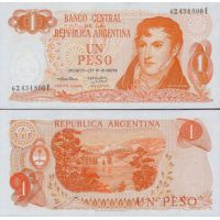 Аргентина 1 песо 1974г. №293