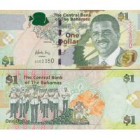 Багамские острова 1 доллар 2008г. №71 (типография Oberthur)