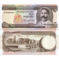 Барбадос 10 долларов 1973г. №33