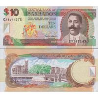 Барбадос 10 долларов 2000г. №62