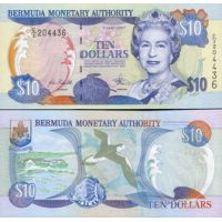 Бермудские острова 10 долларов 2000-07г. №52