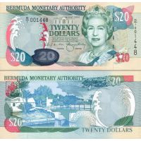 Бермудские острова 20 долларов 2000г. №53