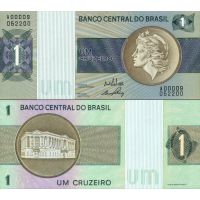 Бразилия 1 крузейро 1970-72г. №191