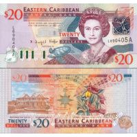 Восточные Карибы 20 долларов 2003г. №44a