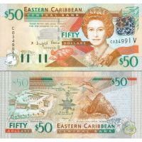 Восточные Карибы 50 долларов 2003г. №45v