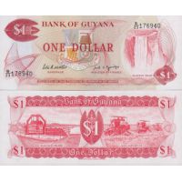 Гайана 1 доллар 1966-92г. №21
