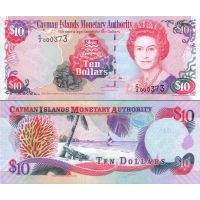 Каймановы острова 10 долларов 2005г. №35